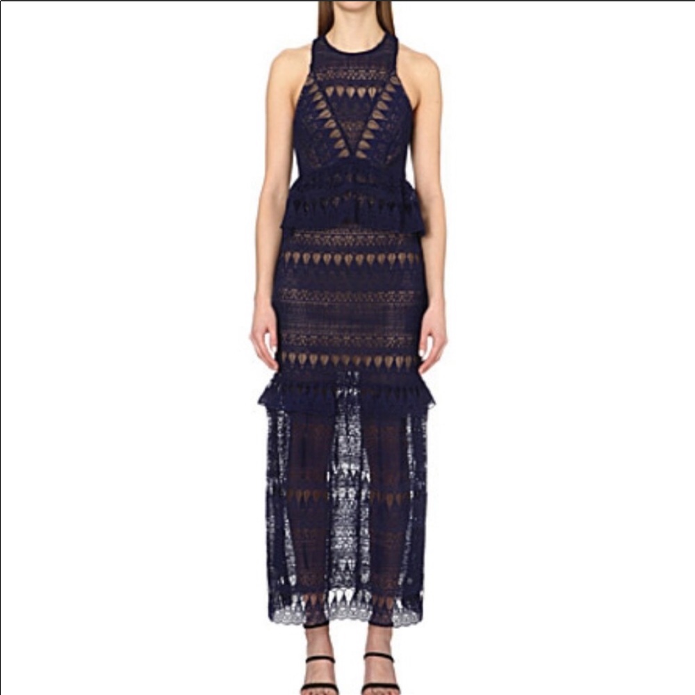 Self portrait teardrop dress nwot